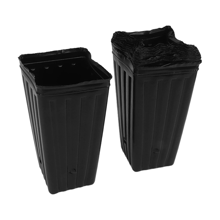 20 Stück CosyHome Pflanztopfe aus Kunststoff in Schwarz mit Drainagelöchern für Blumen und Gemüse - Bild 4