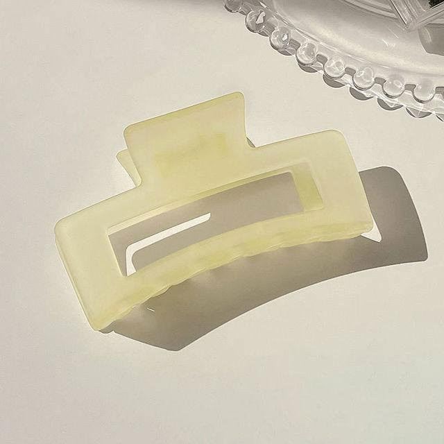 QQ STUDIO Haarklammer, Kunststoff, transparent, gelb, Damen, Mädchen - Bild 1