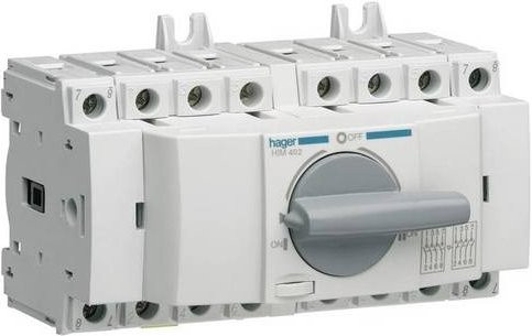 Hager HIM402 Lastumschalter 4polig 20A 415V in Weiß - Bild 1