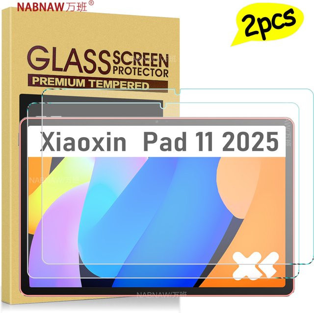 2 Stück kratzfeste Displayschutzfolien aus gehärtetem Glas für Lenovo Xiaoxin Pad 2025 11 Zoll 5G, transparent - Bild 1