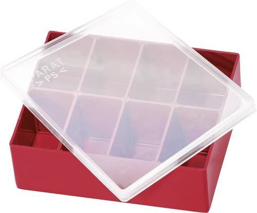 Parat Einsatzschale transparent rot L x B x H: 11,8 x 4,4 x 9,7 cm - Bild 1