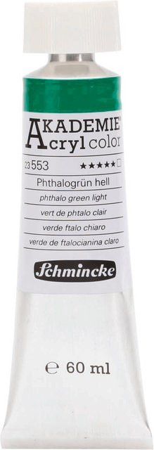 Schmincke Akademie Acrylcolor Phthalogrün Hell 60 ml - Bild 1