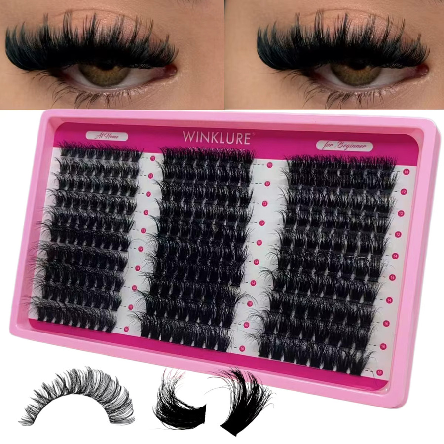 WINKLURE Wimpernbüschel-Set, D-Curl, Faux-Mink, Unisex - Bild 2