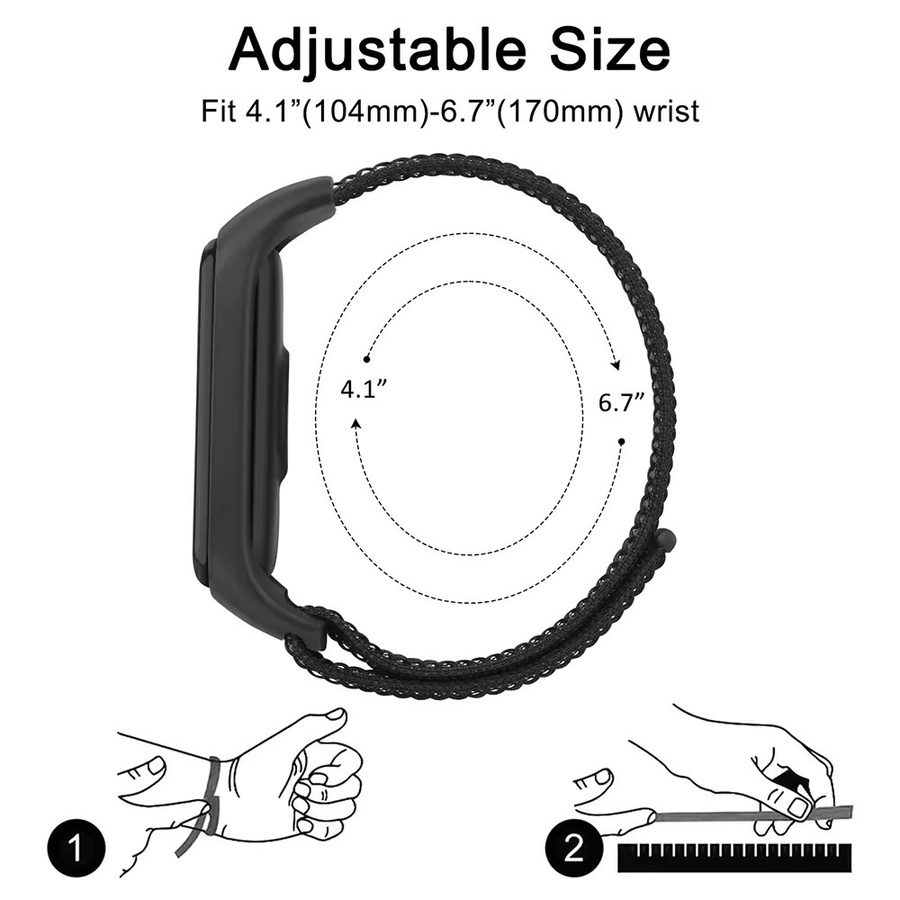 Xiaomi Uhrenarmband Nylon, Textil/NATO, Unisex - Bild 2