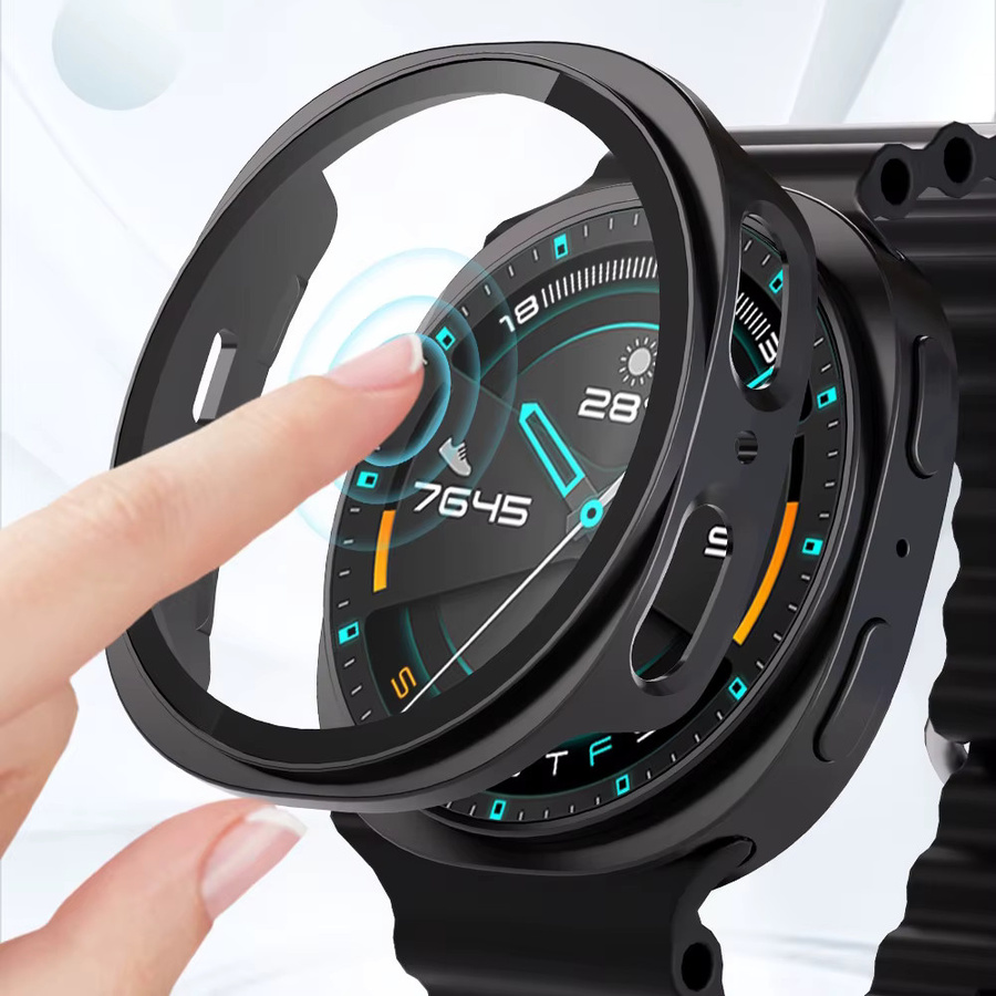 jansin Uhrenzubehör, Glasgehäuse für Samsung Galaxy Watch 8, Schwarz - Bild 2