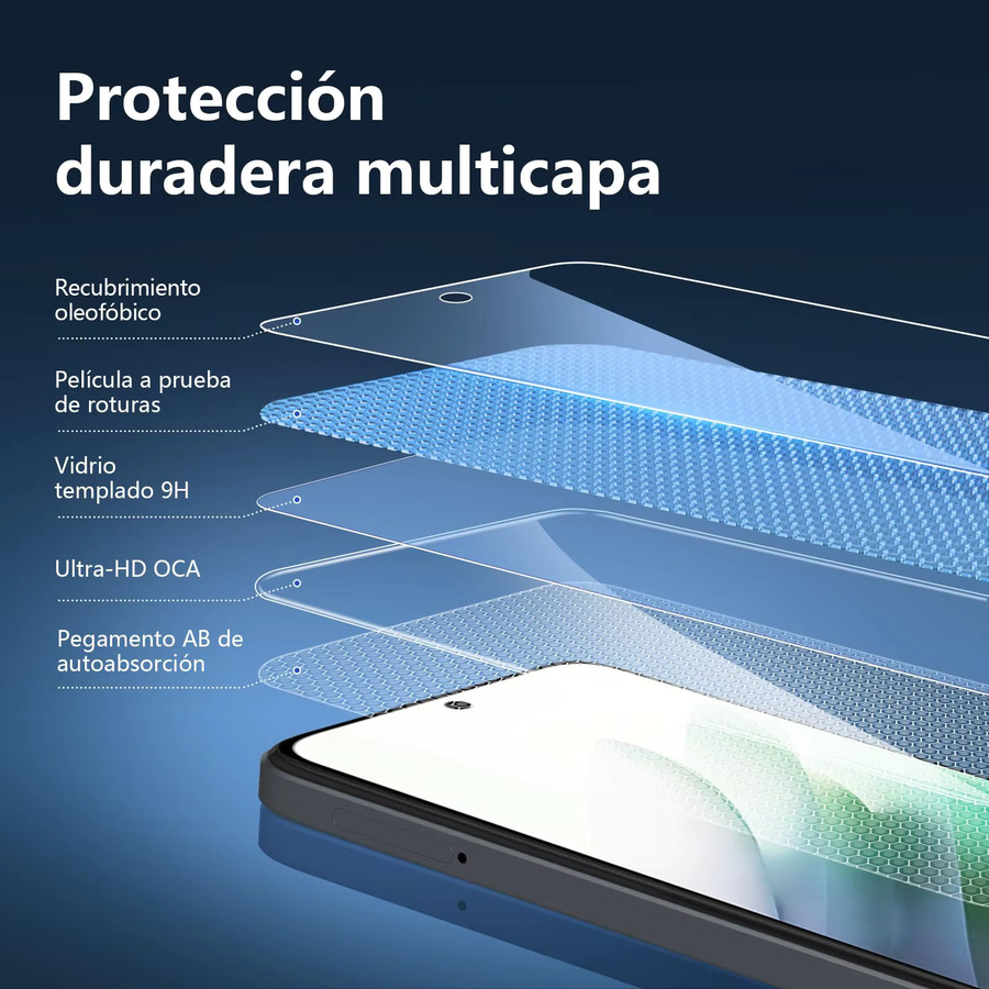 Xiaomi Displayschutzfolie aus gehärtetem Glas für Redmi 15 (4G/5G), transparent, HD 9H, kratzfest - Bild 5