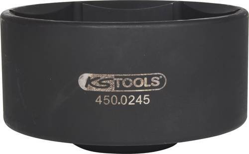 KS Tools Achsmuttern-Schlüssel 3/4 Zoll für Volvo 80x6-kant in Schwarz aus Stahl - Bild 1