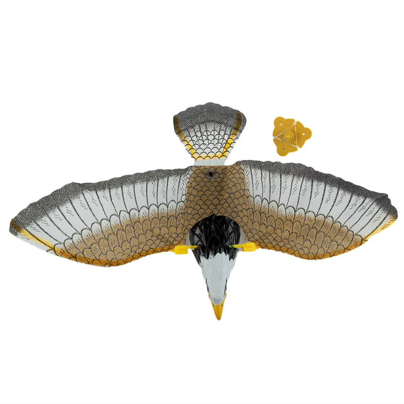 Vogelscheuche als Lockvogel in Adler- und Eulenoptik zur Schädlingsbekämpfung im Garten, Mehrfarbig, B/H: 43 x 25 cm - Bild 4