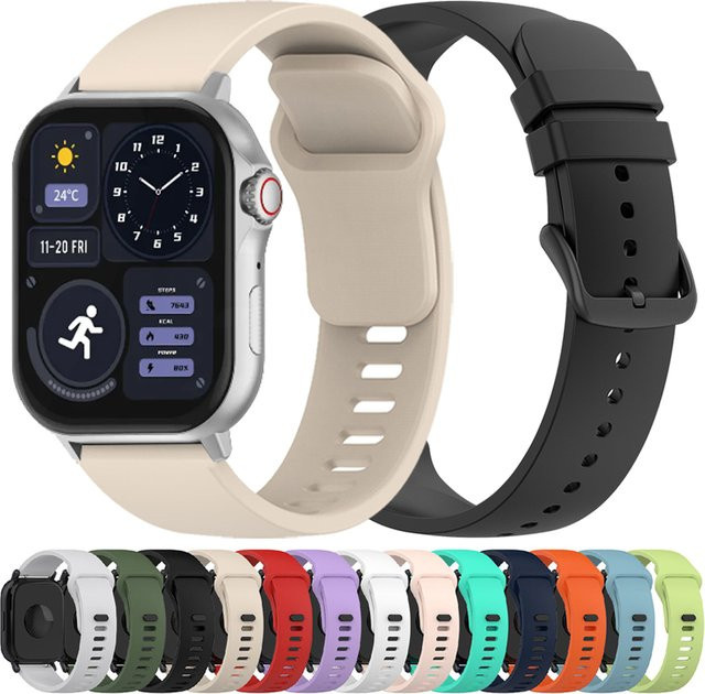 COLMI Uhrenarmband Silikon, 20mm 22mm, multicolour - Bild 1