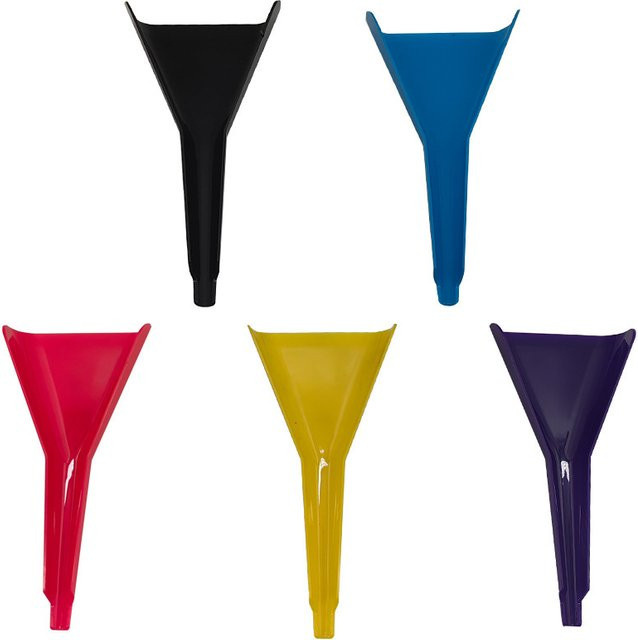 HCKOON 2er-Set Kunststoff Kegel Trichter als Tabak Loader und Pfeifenfüller in Multicolor - Bild 1