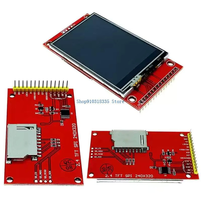 2,4 Zoll TFT-Display mit SPI-Schnittstelle in Rot für verschiedene Geräte - Bild 3