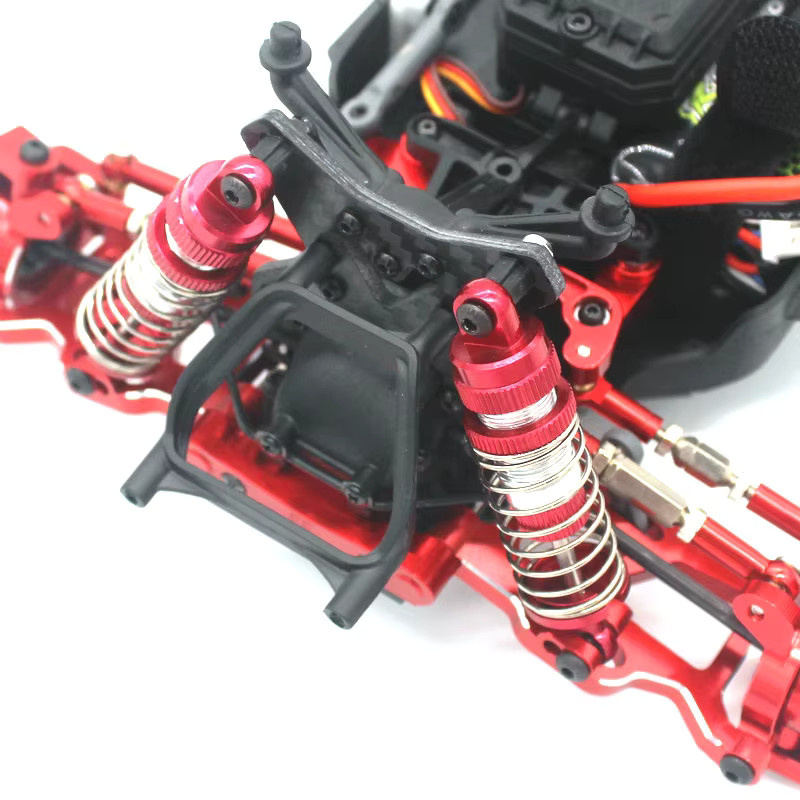 ZD Racing Metallzubehör Vorder- und Hinter-Stoßdämpfer, Kohlefaser-Stoßdämpferhalterungen - Bild 3