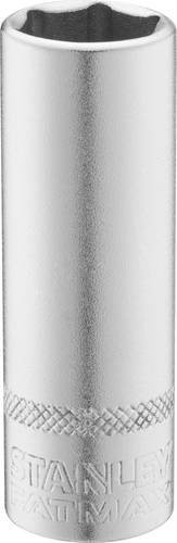 Stanley 1/4 Zoll 6-Kant Schmale Stecknuss 12mm Silber - Bild 1