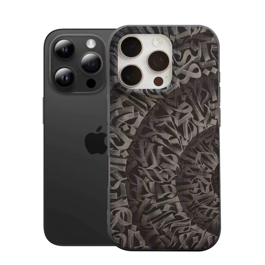 Potdemiel Handyhülle Pokras Totem Design Lampas Graffiti Wellmuster für iPhone 17 16 15 14 13 12 11 Pro Max Plus Matte Cover - Bild 5