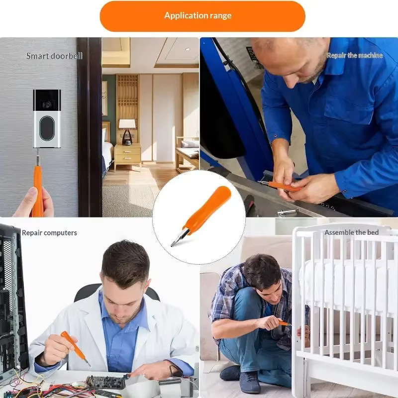 Gamebit Sicherheitsschraubendreher Reparaturwerkzeug für NES, SNES, N64, GameBoy und GameBoy Color in Orange - Bild 2