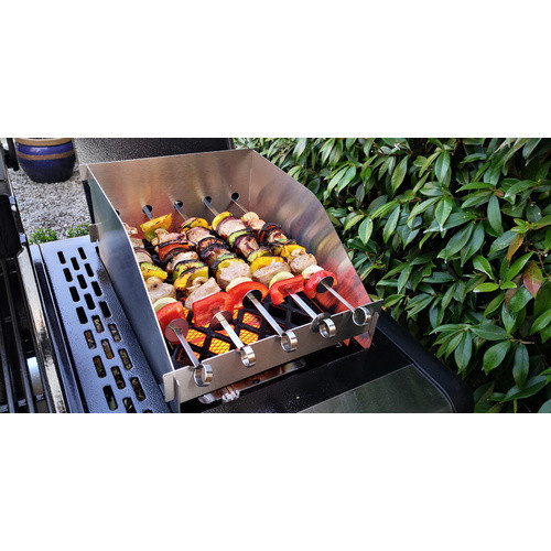 Mr. GARDENER Grillzubehör aus Edelstahl in Silber, Breite: 28 cm, Länge: 35,4 cm - Bild 2