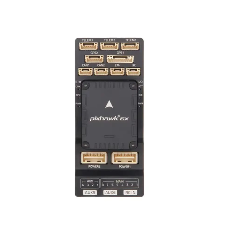 HolyBro Pixhawk 6X (ICM-45686) Flight Controller Set mit M9N oder M10 GPS-Modul für RC Multirotor-Flugzeuge in Schwarz - Bild 2