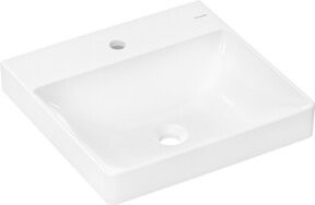 Hansgrohe Handwaschbecken Xelu Q aus Keramik in Weiß, Wandhängend, ohne Überlauf, B: 50,0 cm, T: 48,0 cm, H: 10,0 cm - Bild 1