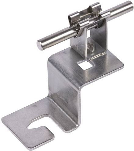 DEHN Dachleitungshalter 223021 DLH DG 8 TD B8.5 V2A aus Edelstahl in Silber - Bild 1