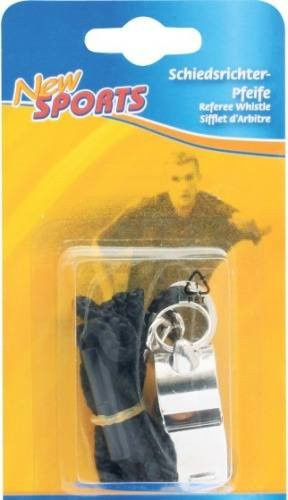 New Sports Schiedsrichterpfeife aus Metall - Bild 2