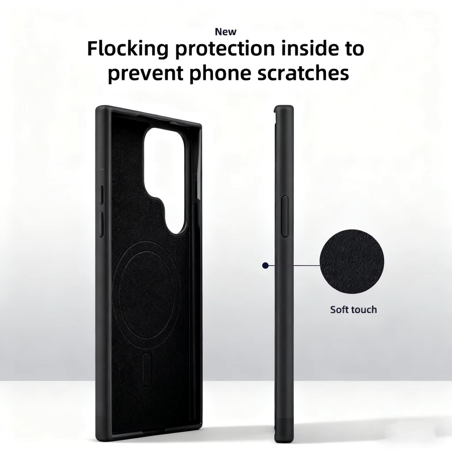 MagSafe Schutzhülle aus geschmiedeter Kohlefaser für Samsung Galaxy S25 Ultra und S24 Ultra Plus mit Legierungslinse in verschiedenen Farben - Bild 4