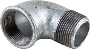 Wilo Rohrbogen G 2/R 2 aus Stahl in Silber für Anschluss DN 50, 90 Grad - Bild 1
