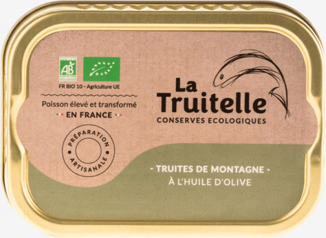 La Truitelle Bergforellen in Olivenöl Bio 100 g - Bild 1