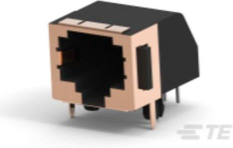 TE Connectivity Standard Modular Jack 5555153-1 in Schwarz - Bild 1