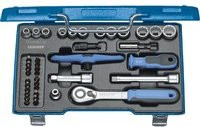 Gedore Steckschlüssel-Satz 3/8 Zoll, 40-teilig, Chrome Vanadium, Blau - Bild 1