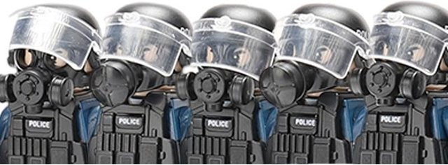 Yiran toy Stadtpolizei China Sturmsoldat SWAT Figuren, Bausteine - Bild 1