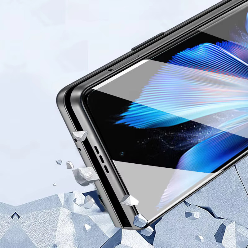ACCKYJM 3D Displayschutzfolie aus gehärtetem Glas für vivo x fold 3 pro, transparente Vollabdeckung - Bild 2