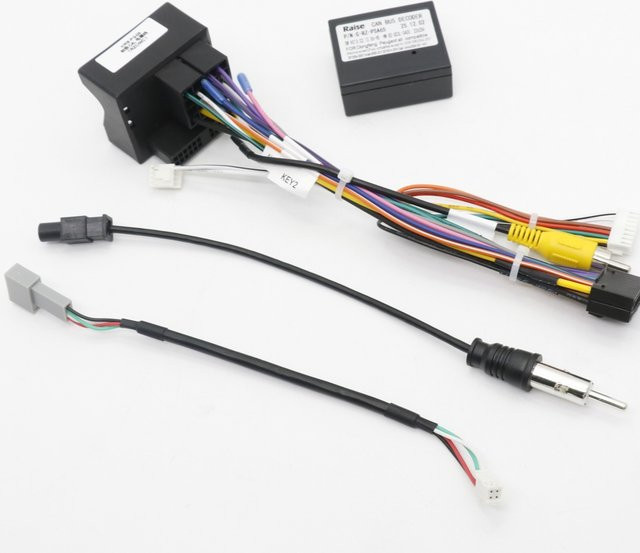 Kabelbaum CAN-Bus-Decoder 16-Pin Kabeladapter für Peugeot 207 und 207cc mit Original RD4 Radio und Android Autoradio - Bild 1