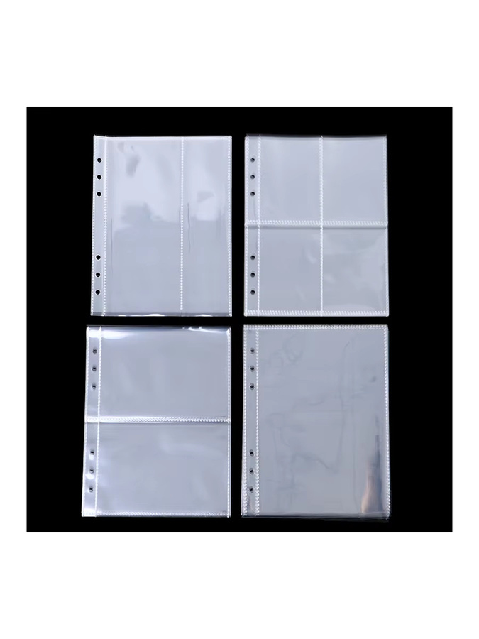 ZYAH 10er Packung A5 Fotoalbum Nachfülltaschen aus transparentem Kunststoff - Bild 5