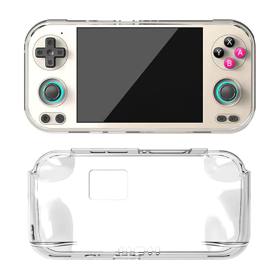 Anbernic RG 476H Schutzhülle Stoßdämpfende Abdeckung für Handheld-Spielkonsolen in Transparent/Schwarz - Bild 2