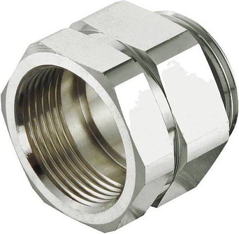 Harting Sechskant-Zwischenstutzen 19360005135 aus Metall in Silber - Bild 1