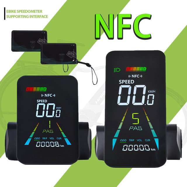 Haytrix Wasserdichter Fahrradcomputer mit NFC und UART2 in Schwarz - Bild 1