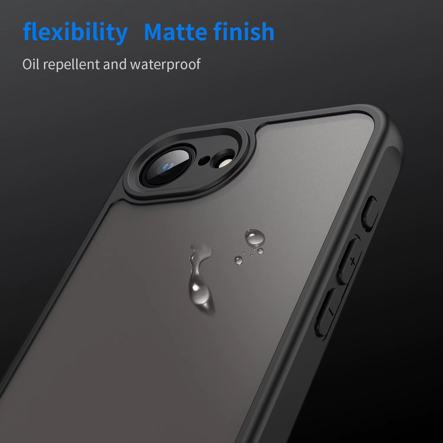 Apple Kamera-Schutzhülle für iPhone 17e und iPhone 16e, durchscheinende Hartschale mit weichen Kanten, transparent oder schwarz - Bild 2