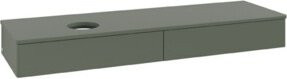 V&B Waschtischunterschrank Antao ohne Frontstruktur in Grau lackiert, B/T: 160 x 50 cm - Bild 1