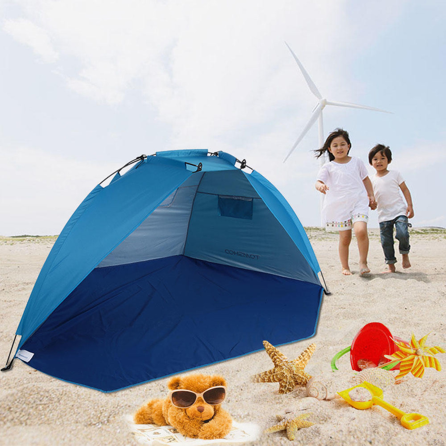 TOMSHOO Outdoor-Sport-Sonnenschutzzelt für Angeln, Picknick und Strand in Grün - Bild 4
