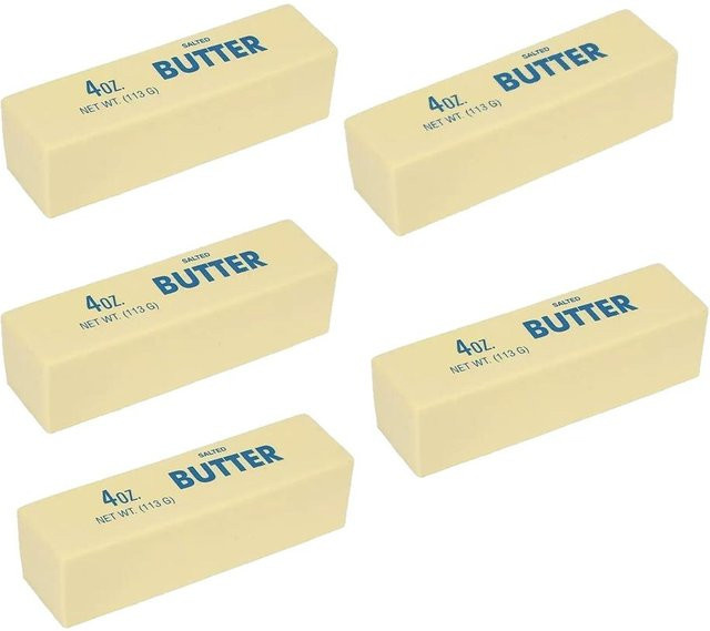 PRELEXT Butter-förmiges Squishy Spielzeug, super weich, langsam aufgehendes PU Dekompressionsspielzeug - Bild 1