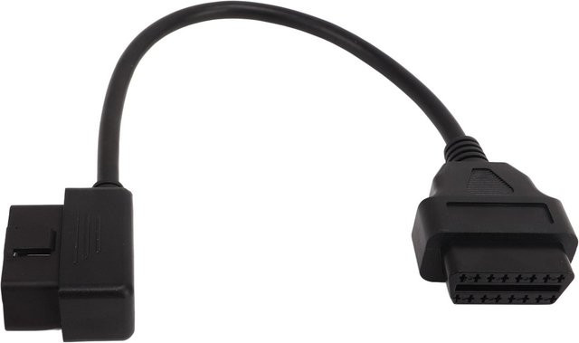 TOMTOP JMS OBD2-Adapterkabel Schwarz, 16-poliges Stecker-Buchsen-Verlängerungskabel für dein Auto - Bild 1