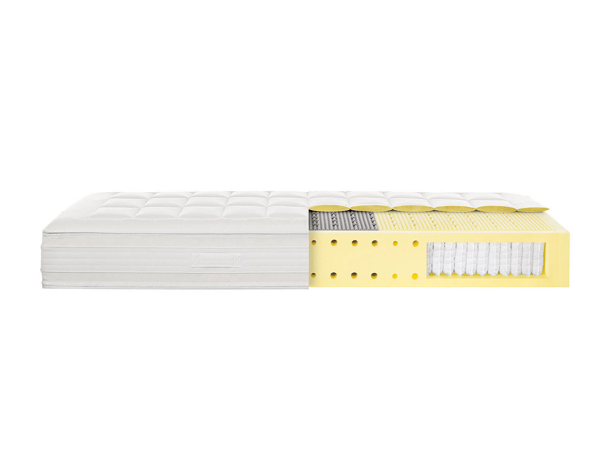 RÖWA Etera Aston Boxspring-Matratze mit Taschenfederkern in Weiß, B/T: 80 x 200 cm - Bild 1