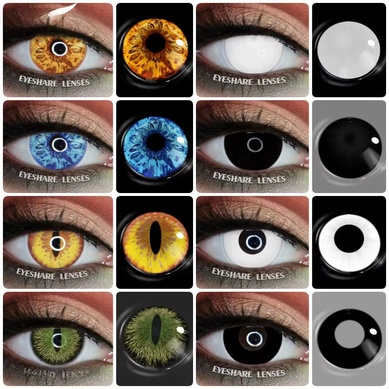 EYESHARE Farbkontakte farbig, Jahreslinsen, 2 Stück - Bild 5