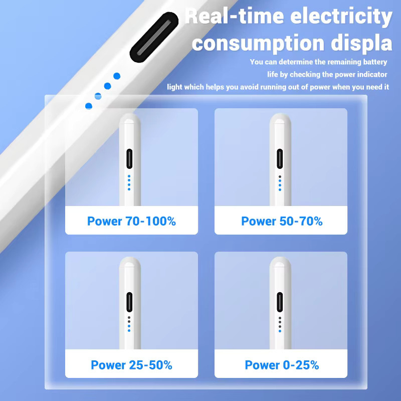 Universal Stylus Stift mit kapazitiven Handschuhen und Etui für Android und iOS Tablets sowie Smartphones in Weiß - Bild 5