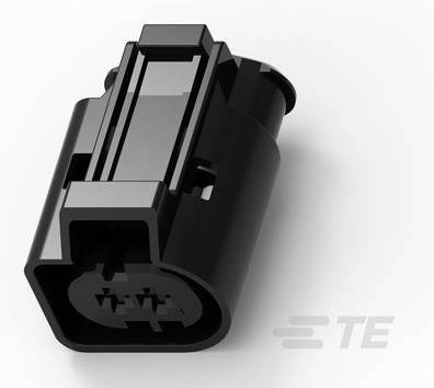 TE Connectivity Buchsengehäuse-Kabel 1897702-2 in Schwarz - Bild 1