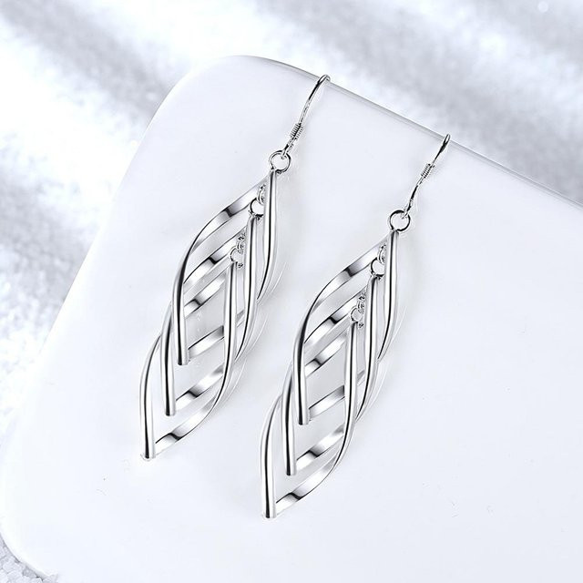 Lucky Star Jewelry Ohrringe, versilbert, Damen - Bild 1