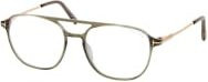 Tom Ford FT 5874-B Korrektionsbrille Aviator, Vollrand, Herren, grün, grau - Bild 1