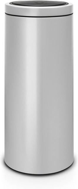 Brabantia Abfalleimer FLAT BIN mit Touch-Funktion in Silber und Grau mit herausnehmbarem Inneneimer, B/T/H: 66,0 x 31,5 x 30,0 cm - Bild 1