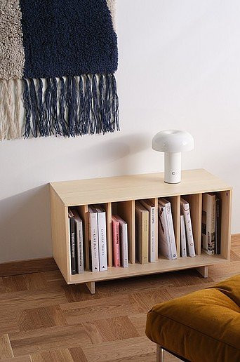 Jotex Sideboard AWARA in Beige aus Kiefernholz, Modernes Design für Wohnzimmer, Esszimmer oder Home Office, B/T/H: 80 x 45 x 35 cm - Bild 1