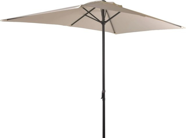 DELUKE Sonnenschirm LOTA Balkonschirm aus Polyester und Stahl in Anthrazit, B: 243 cm, T: 145 cm, H: 145 cm - Bild 1